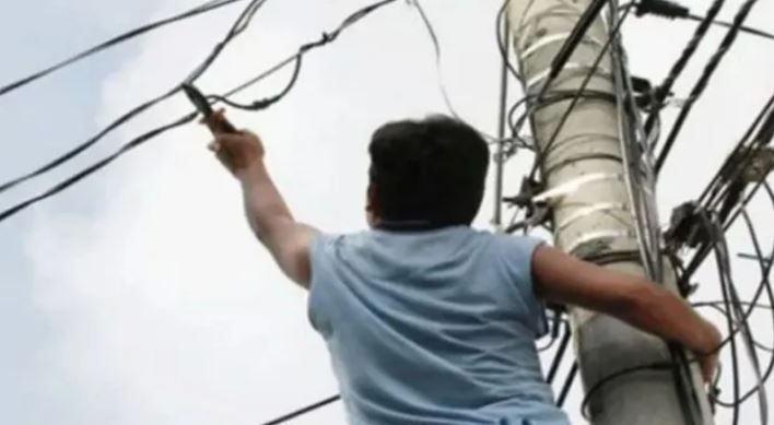 A prisión por robar cables del tendido eléctrico 