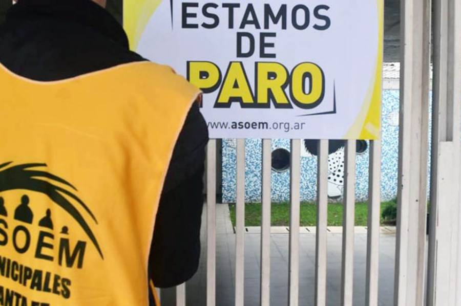 Arranca el paro de Asoem y el Ministerio de Trabajo convocó a una 