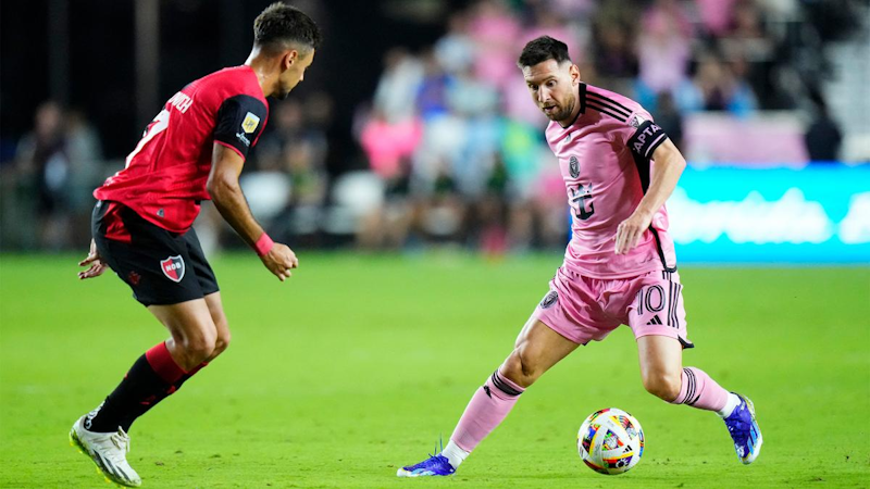 Empataron Inter Miami y Newell´s en la fiesta rosarina de Messi