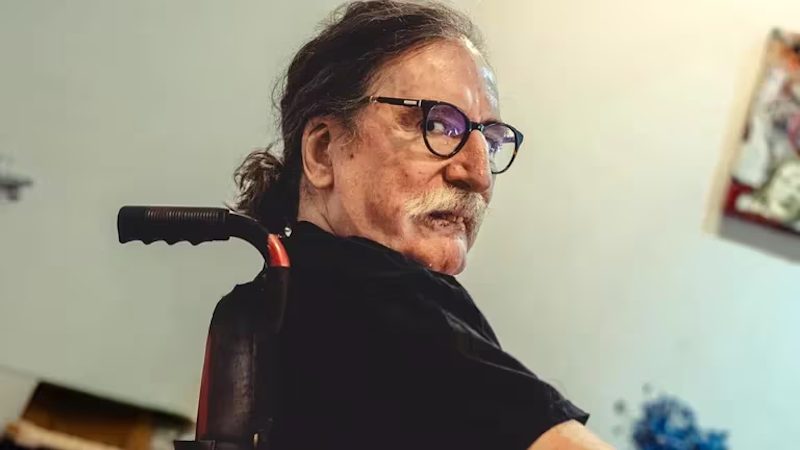 Charly García a poco de lanzar su nuevo disco, se muestra en acción