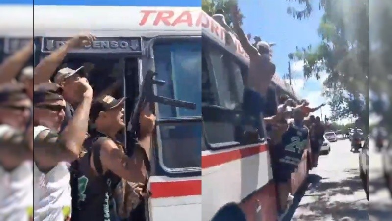 Video de la demostración de poder de la barra de Laferrere