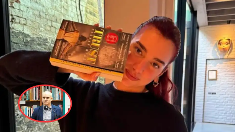 Dua Lipa recomendó un libro de un escritor argentino: “Me voló la cabeza”