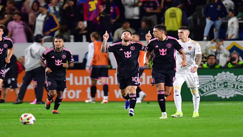 Inter Miami rescató un empate en su visita a Los Ángeles Galaxy