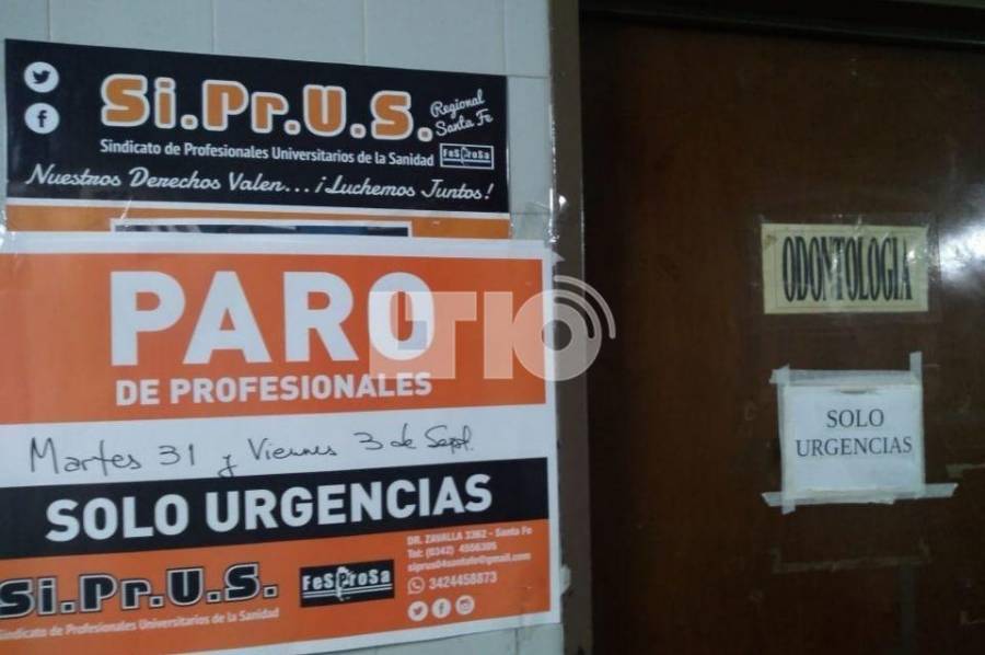 Trabajadores de la Salud nucleados en Siprus están de paro