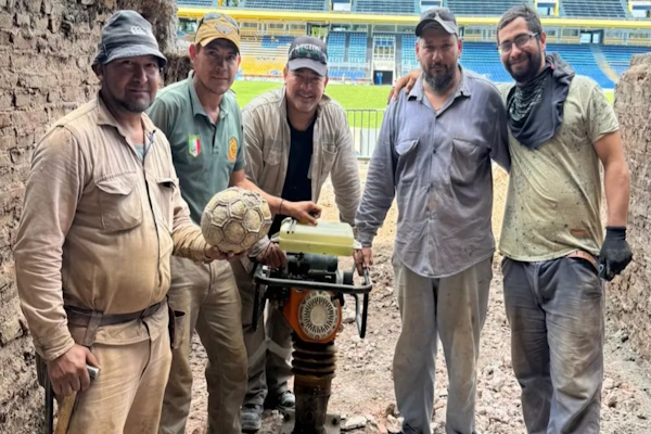Remodelaban la cancha de Rosario Central y encontraron un tesoro invaluable