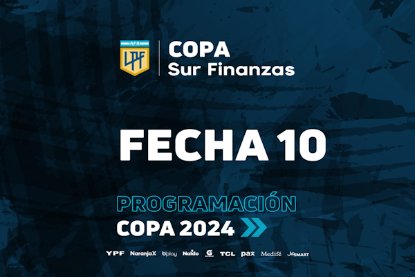 LPF: calendario para la 10ª jornada