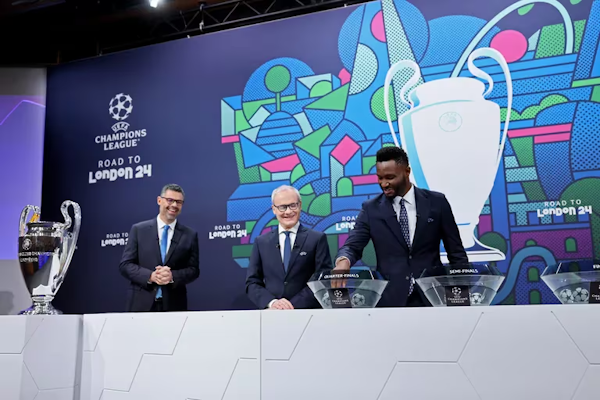 Los cruces de los cuartos de final de Champions League