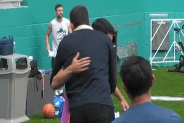 Miami Open: el caluroso abrazo entre Carlos Alcaraz y Juan Martín del Potro