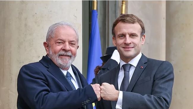 Emmanuel Macron y Lula da Silva inauguraron un submarino construido en Brasil con tecnología francesa