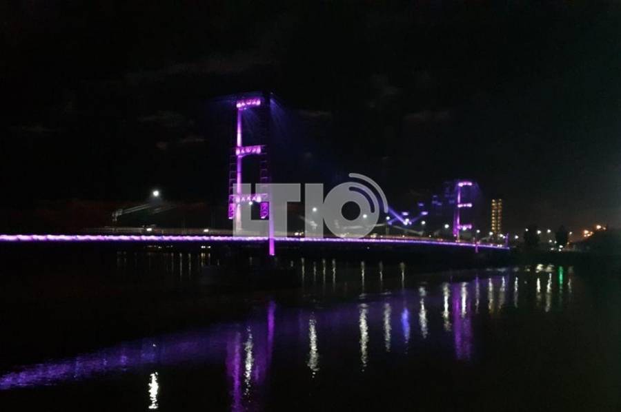 Puente Colgante: vandalizaron la instalación lumínica y se llevaron 40 metros de cable