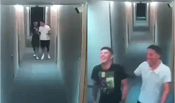 Filtraron un video de los jugadores de Vélez instantes después del presunto abuso sexual