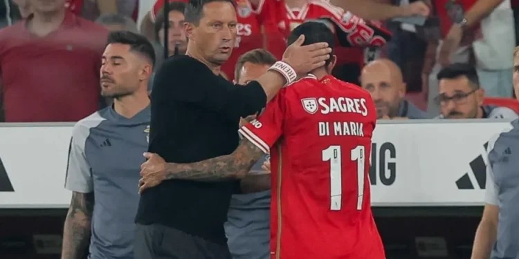 El entrenador de Benfica elogio la carrera futbolística de Ángel Di María