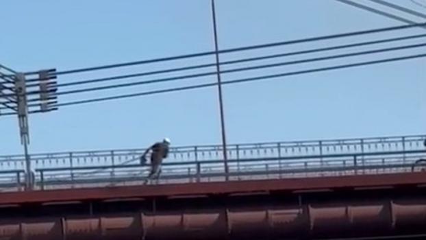 Seguirá en prisión el hombre que robó cables del Puente Colgante y luminarias de un boliche