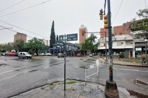 Habilitaron el tránsito en un carril de Bv. Pellegrini y 9 de Julio