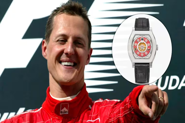 Subastarán una colección de 8 relojes personalizados de Michael Schumacher