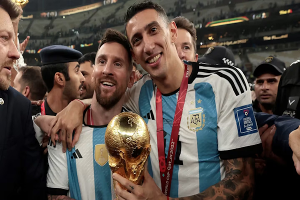 Di María podría seguir su carrera en el Inter Miami junto a Messi