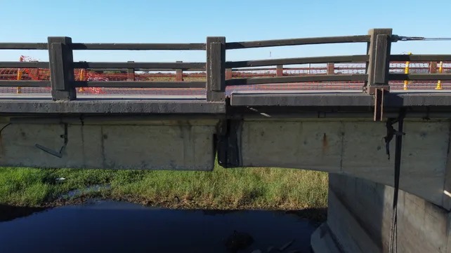 Confirman el inicio de la obra de reparación en los apoyos del Puente Carretero