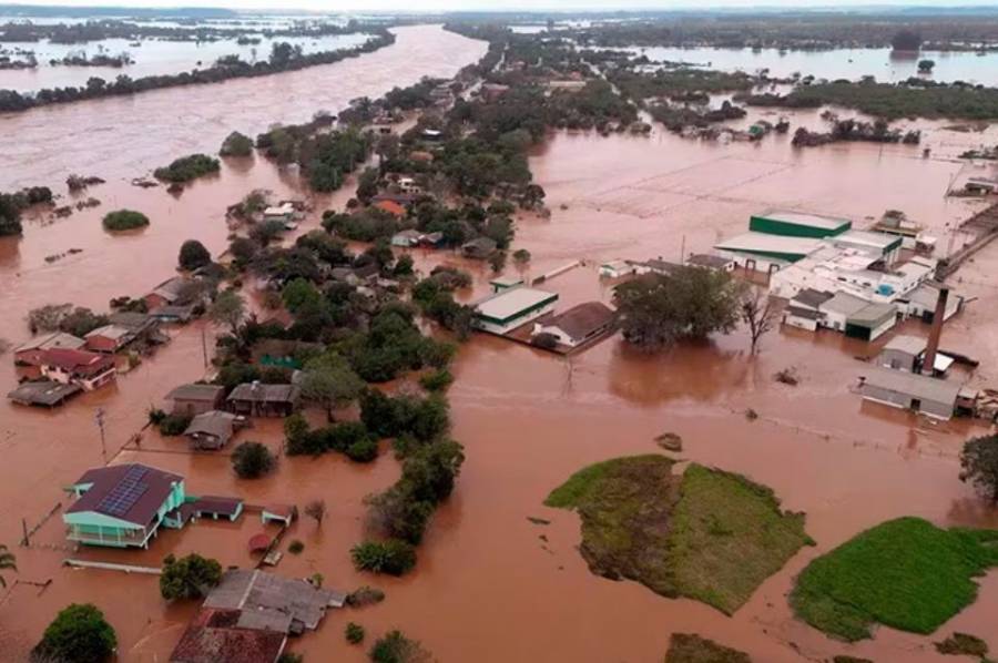 Inundaciones en Brasil: confirmaron 40 muertes y 44.600 personas afectadas