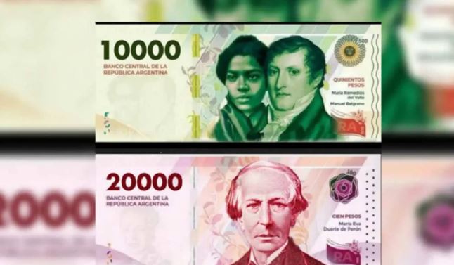 Ya circula el nuevo billete de $10.000: cómo detectar uno falso