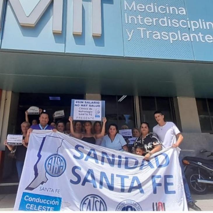 Atsa para en clínicas y sanatorios de Santa Fe