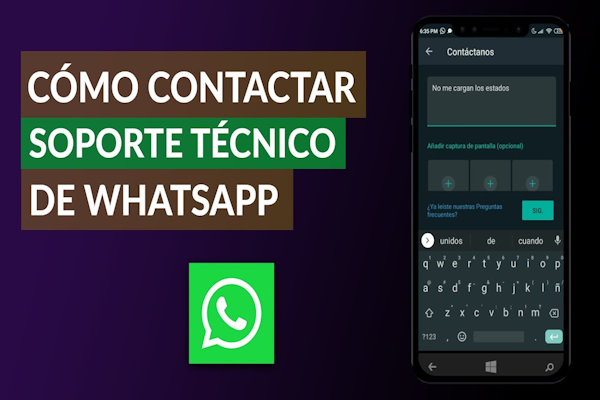 Cómo contactar a WhatsApp si tengo fallas