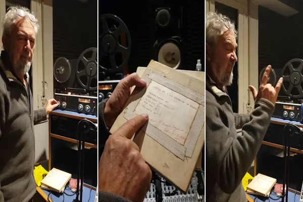Lalo Mir mostró un disco con grabaciones inéditas de Los Redondos