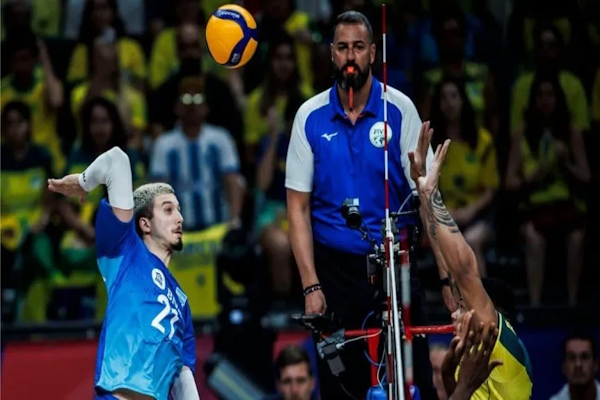 NLV: argentino perdió ante Brasil en la camino a los Juegos Olímpicos