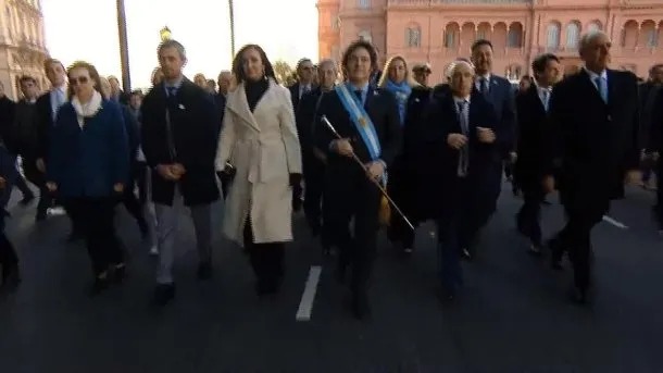 Nicolás Posse fue al tedeum por el 25 de Mayo junto a Javier Milei
