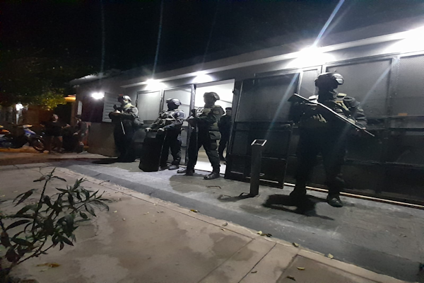 Caso Mónica Aquino: hallaron restos óseos y de telas