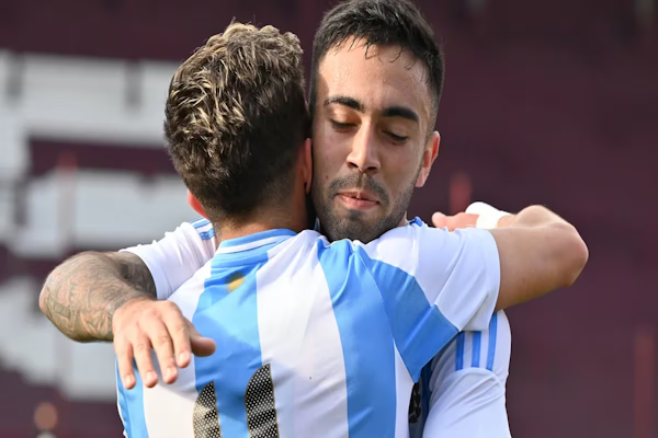 La Selección Sub 23 derrotó 2-0 a Paraguay en un amistoso preparatorio para los Juegos 