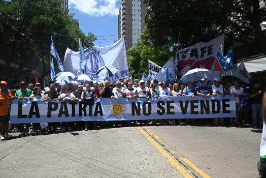 Jornada Nacional de Protesta: Santa Fe se moviliza en rechazo a la Ley de Bases
