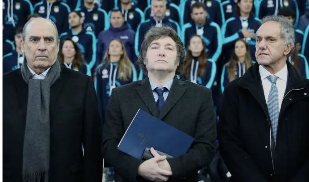 Javier Milei, en la despedida a los argentinos que participarán de los JJOO: 