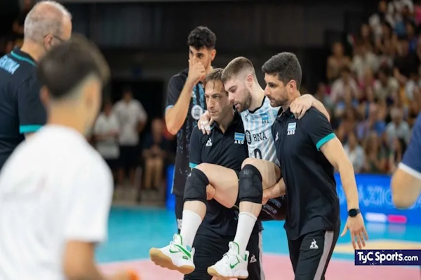 La Selección Argentina masculina de vóley cayó ante Italia 