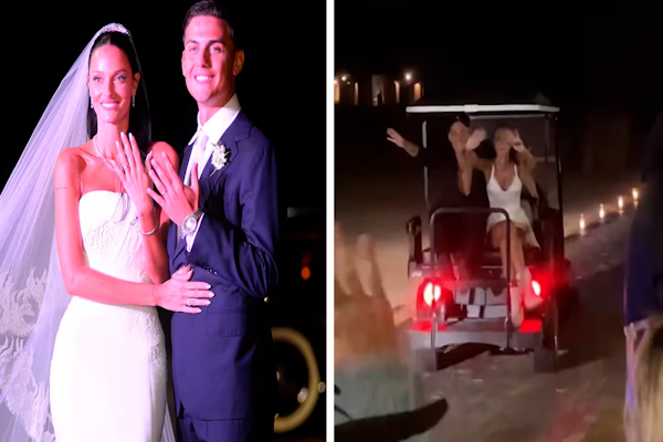 La particular manera de retirarse de la boda Oriana Sabatini y Paulo Dybala