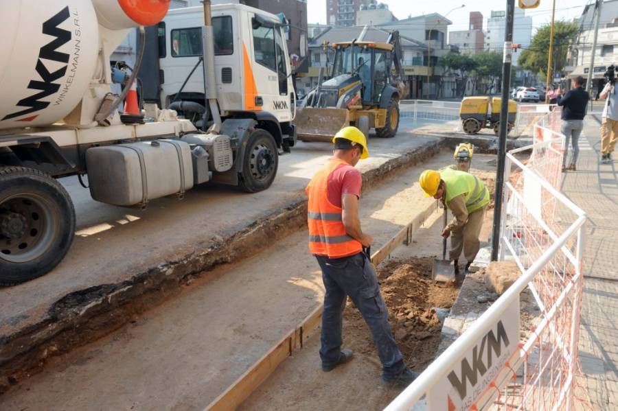 “Estamos bacheando en cinco lugares de la ciudad, más la Terminal de Ómnibus”