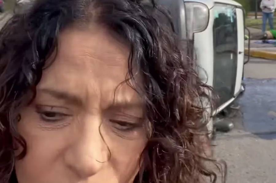 Patricia Sosa sufrió un accidente de tránsito en la Panamericana