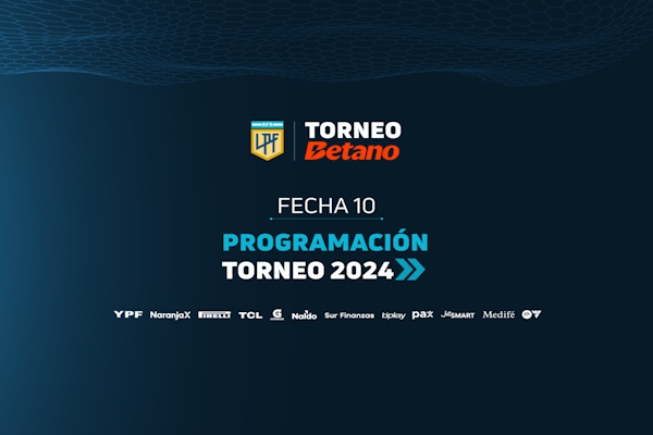 Programación: fechas 10 de la LPF