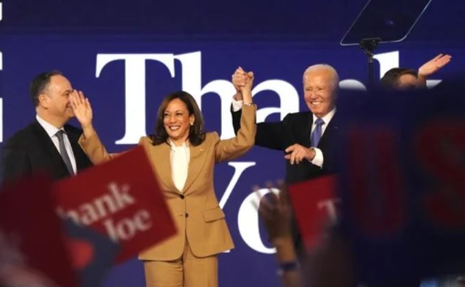 Biden pidió votar por Kamala Harris para 