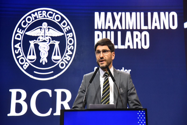 Aniversario de la Bolsa de Comercio: Pullaro hizo eje en el orden y la eficiencia 