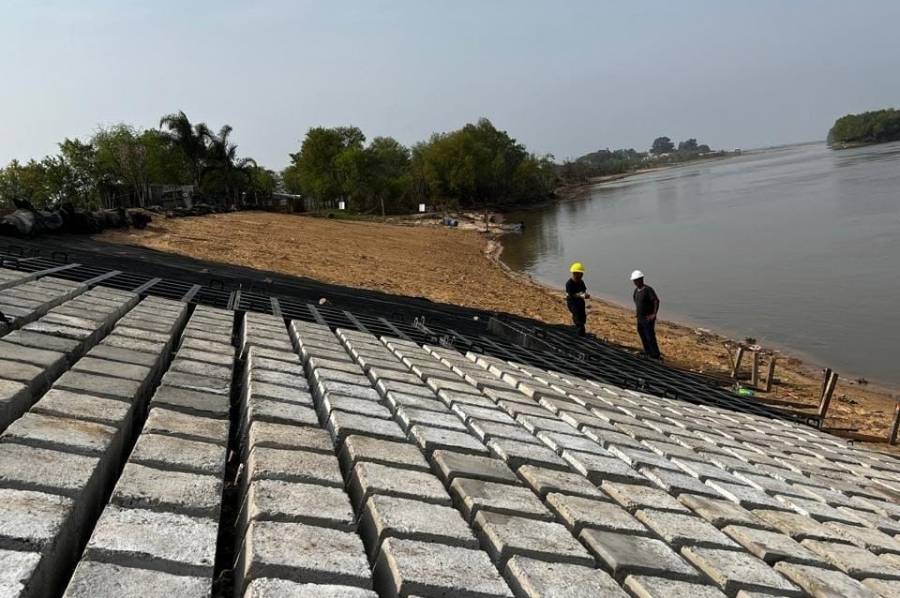 Las obras en el terraplén Garello tienen un avance del 57%