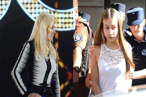 Nahir Galarza junto a Susana Giménez