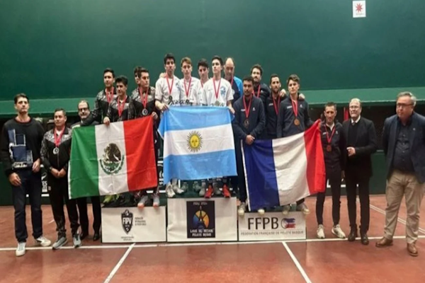 Liga de las Naciones de Trinquete: gran actuación de Argentina
