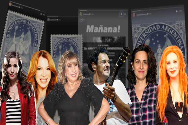 Los famosos que se manifestaron por la educación pública