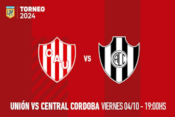 Unión vs. Central Córdoba, por Liga Profesional