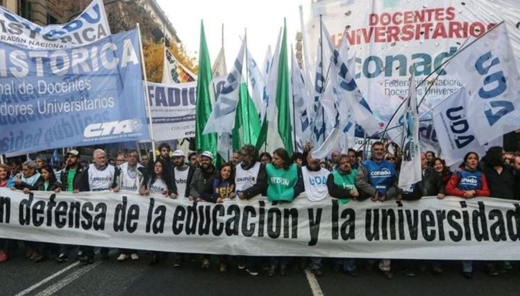 El Frente Sindical de Universidades Nacionales lanzó un 