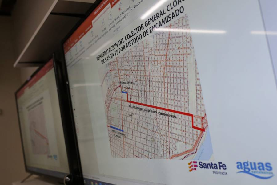 Autoridades de Assa explicaron a los concejales la inédita obra de cloaca 