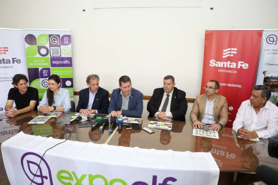 Provincia presentó la muestra nacional de alfalfa que se realizará en Esperanza