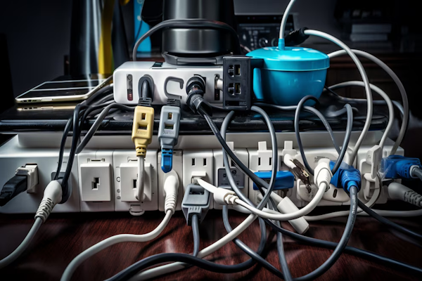 Cortocircuito: electrodomésticos que no debería conectar a una multitoma