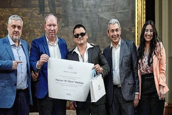 Homenajearon al Chino Maidana