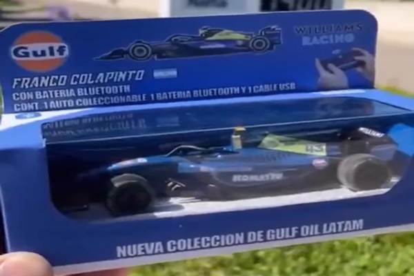 Un padre diseñó el auto de Franco Colapinto para su hijo